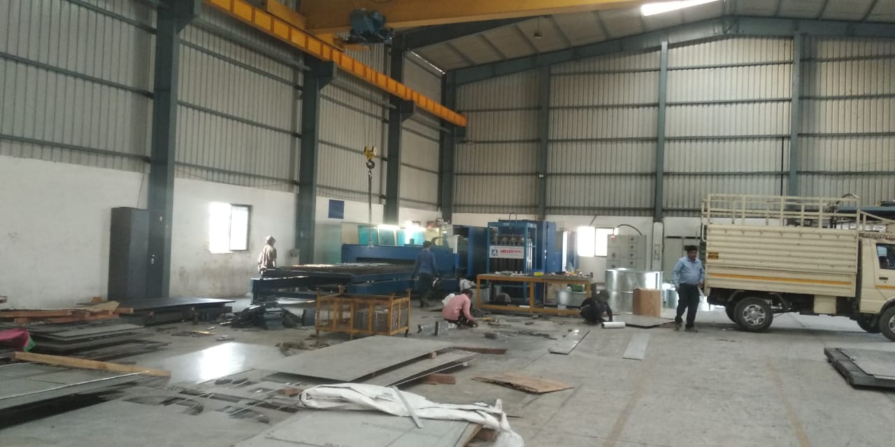 Laser cutting plant at Shree Ganesh Engineering