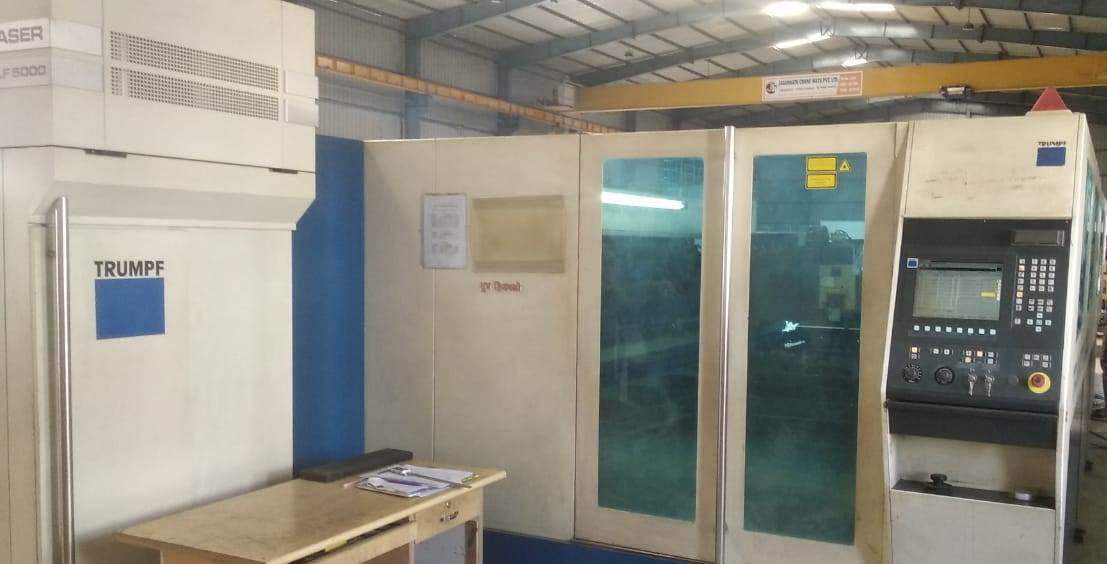 Laser cutting machine at Shree Ganesh Engineering