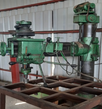 Radial drilling machine at Shree Ganesh Engineering