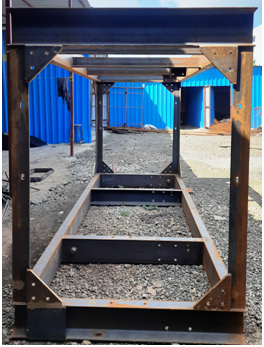 Industrial skid fabricated by Shree Ganesh Engineering
