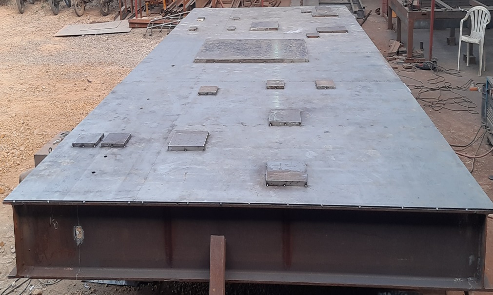 Industrial base frame fabricated by Shree Ganesh Engineering