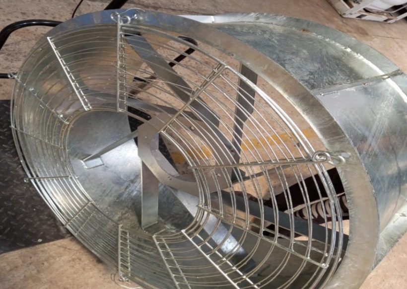 Fan casing with mesh fabricated by Shree Ganesh Engineering