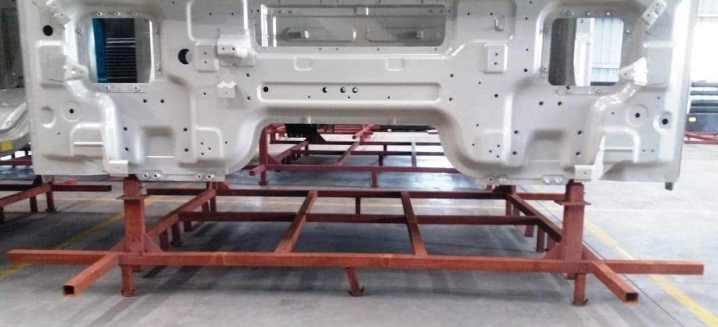 Chassis and cabin pallet fabricated by Shree Ganesh Engineering