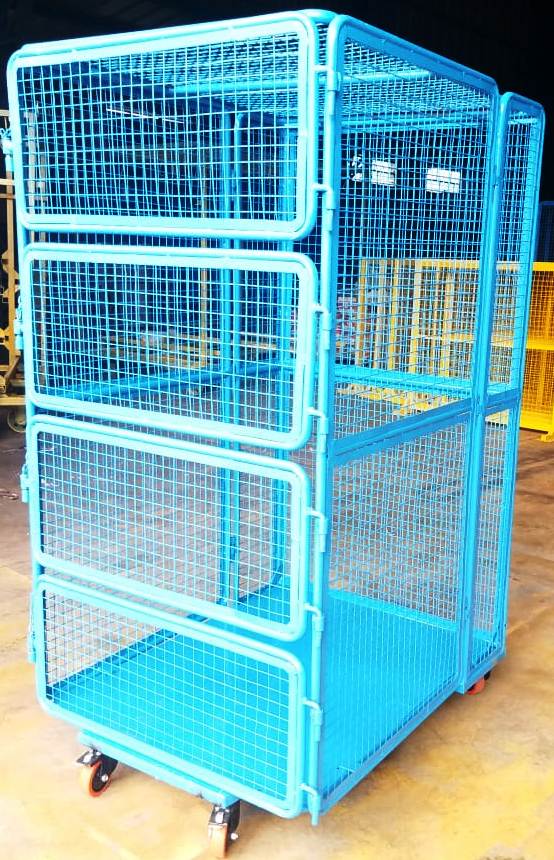 Roll cage trolley fabricated by Shree Ganesh Engineering