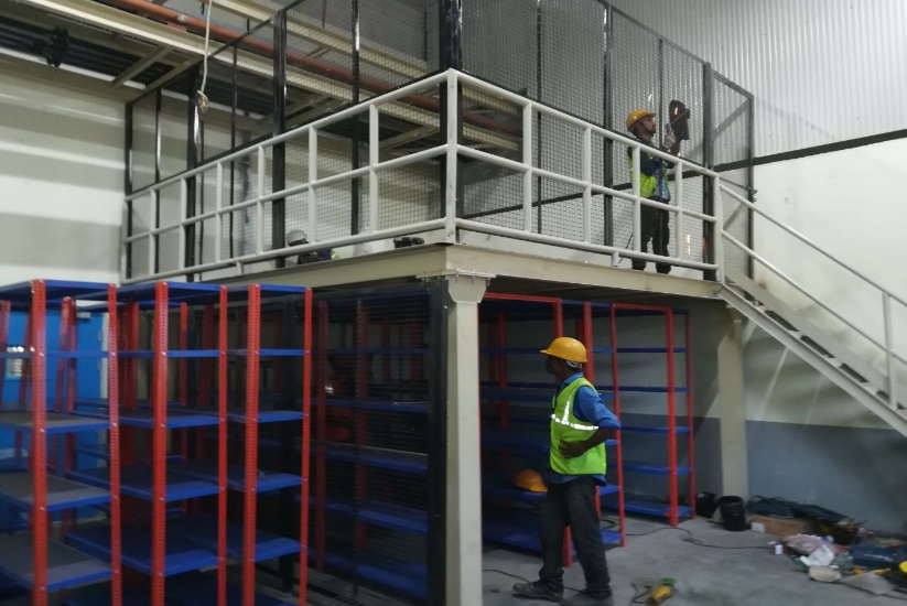 On-site fabrication work by Shree Ganesh Engineering